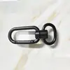 Venta Directa de Fábrica de Hebillas Decorativas para Bolsos de Aleación de Zinc de Gama Media y Alta, Hebilla Gancho Negra por Electroforesis, Hebilla Cola de Perro, Llavero