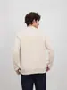 Chaqueta de punto para hombre, Nueva de Otoño/Invierno, Color liso, Cuello alto, Cremallera, Cárdigan, Prendas de punto versátiles y casuales para hombre