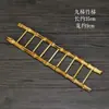 Escada Pequena de Raiz de Bambu Personalizada, Escada de Bambu Passo a Passo Estilo Pastoral, Escada de Nódulos de Bambu, Fabricante de Artesanato de Bambu Atacado