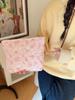 312282 Bolso de Cosméticos Nuevo Lindo y Suave de Otoño e Invierno para Mujer Acolchado de Gran Capacidad Portátil Bolso de Cosméticos
