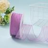 Cinta de Malla Transparente de Gasa de Nieve Arrugada de 4 cm Accesorios para Lazos DIY Cinta para Regalo de Ropa