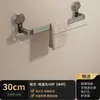 Toallero con ventosa para inodoro, estante de almacenamiento sin perforaciones, colgante de pared, barra individual, estante de almacenamiento para toallas de baño para baño e inodoro, barra para colgar