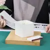 Taza de vela de cerámica cuadrada estilo europeo Creativo frasco de vela de aromaterapia cuadrado con regalo hecho a mano Portavelas recipiente de vela de cerámica
