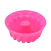 Directo de fábrica molde de silicona con forma de calabaza para pastel taza de pastel casera de silicona para hornear pastel redondo dona tarta de huevo taza de silicona