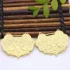 Accesorios antiguos para bricolaje 35 * 40 mm cobre fundido dorado colgante de candado electrochapado con retención de color horquilla colgante con borlas material para horquilla