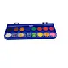 Pintura de Acuarela Sólida 16 Colores 48 Colores Polvo de Acuarela Set de Herramientas para Principiantes Pintura Niños y Estudiantes para Pintar