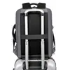 Mochila para Laptop Transfronteiriça Nova Couro Filme logo Bolsa para Computador Moda Mochila Repelente à Água
