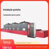 Equipamento automático de cozimento de amendoim Equipamento de esterilização de secagem contínua de frutas secas Equipamento de ovo inseticida de semente de amendoim