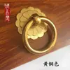Anel Redondo para Gaveta de Cobre Puro Alça de Cobre Estilo Chinês Retrô Puxador de Porta de Armário Puxador de Gaveta de Armário Anel de Puxar Alça Totalmente de Cobre Antiga