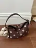 Bolso de Mano Nuevo de Patchwork de Lunares de Verano 2026, Diseño de Nicho, Bolso Cruzado Simple y Versátil para el Trabajo