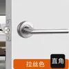 Cerradura de pasillo YJX de acero inoxidable 304, cerradura de puerta de pasillo, cerradura de canal de una lengüeta sin llave
