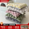 Almofada de assento de pelúcia para longos períodos sentado no escritório, dormitório, almofada de assento espessa para cadeira de jantar, almofada de assento para sala de aula de estudantes