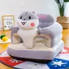 Silla de Aprendizaje de Peluche de Dibujos Animados para Bebé, Asiento de Entrenamiento para Bebé, Respaldo de Seguridad Infantil, Sofá Pequeño, Fabricante de Origen