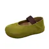 Sandálias Birkenstock estilo casual para mulheres, novo modelo outono e inverno 2026, confortáveis e versáteis, modelo slip-on com bico redondo, sapatos versáteis e confortáveis com sola grossa