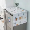 Funda Antipolvo para Refrigerador Impermeable a Prueba de Aceite Organizador de Almacenamiento Cubierta para Refrigerador Tela para Tapa de Refrigerador Toalla para Refrigerador Cubierta a Prueba de Polvo y Ceniza Toalla