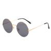 Otoño 2021 Nuevas gafas de sol redondas de moda para mujer, gafas de sol reflectantes coloridas, gafas de sol Shanghai Beach Prince Mirror