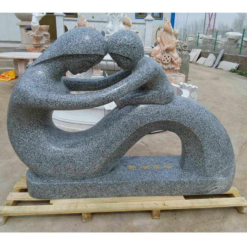 花岗岩抽象人物雕塑_看图王