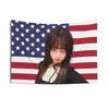 Fornecimento Transfronteiriço Entrega Direta Bandeira Rei Suporte Bandeira Bandeira Americana Tecido de Fundo Tapeçaria de Interior