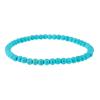 Pulseira de Contas Quente da Amazon 4mm Contas de Pedra Natural Pulseira Stamline Turquesa Pedra do Tigre Pulseira de Jade