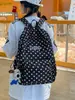Mochila de Tela de Burbujas de Lunares para Chica Suave de Verano 2025 Mochila Simple y Elegante de Gran Capacidad para Mujer