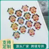 Versión Coreana al por mayor de Aleación Creativa Goteo de Aceite Colorido Navidad Reno de Navidad Colgante Accesorios Joyería Hecha a Mano DIY
