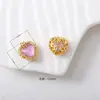 Acessório Espaçador de Contas Buda Barrigudo Banhado a Ouro Calcedônia Verde Acessório DIY Contas para Pulseira de Cristal Joias