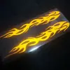 Pegatinas Reflectantes de Llama Colorida para Coche Pegatinas de Fuego Fantasma para Motocicleta Eléctrica Pegatinas Decorativas para Capó de Coche