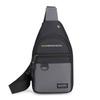 Nova Bolsa de Peito de Comércio Exterior Masculina para Viagem de Negócios Bolsa de Ombro Leve Versátil Bolsa Transversal Multifuncional para Lazer ao Ar Livre