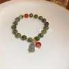 Nuevo Pulsera Estilo Chino para Mujer, Pulsera Étnica de Perlas, Tendencia Nacional Retro Joyería de Amistad Fábrica Mayorista Jade