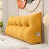 Nueva bolsa suave de pana impermeable para cabecera, respaldo grande, cama de dormitorio, cojín doble, almohada de respaldo, soporte lumbar, removible y lavable