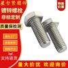 Pernos galvanizados en gran cantidad, pernos hexagonales externos galvanizados de grado 4.8, tornillos hexagonales galvanizados azules y blancos, pernos