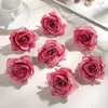 Flores artificiales pequeñas de rosa para paredes de flores de boda, ramilletes de rosas de seda, flores para la cabeza, cajas de rosas hechas a mano para decoración