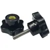 52 Parafusos de Mão Flor de Ameixa Hexagonal Cabo de Plástico Cabeça de Borracha Cabo de Ajuste Mecânico Parafuso de Máquina de Macarrão M8M10M12