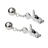 Productos para Adultos Juguetes Sexuales Pinza para Senos de Acero Inoxidable Pinza Sexy para Senos Acero Inoxidable 304 Pinza de Pez Dorado Pinza de Bola Sm