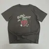 Camiseta Casual de Verão Nova com Estampa de Morango Estilo Vintage, Manga Curta, Gola Redonda, Caimento Solto, Top Cartoon Versátil para Mulheres