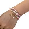 [Ice Meng] Pulsera de cuentas de arroz de moda con combinación de margaritas, joyería transfronteriza europea y americana B560