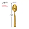 Acero Inoxidable 304 de Alta Calidad Forma de Calabaza Cuchara Doméstica para Mesa para Comer, Mezclar Arroz, Cuchara para Sopa, Cuchara para Plato Principal de Restaurante