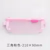 Bolsa de Malla Transparente Casual para Lápices, Bolsa de Almacenamiento, Bolsa de Lápices Portátil para Estudiantes para Hacer Exámenes, Bolsa de Papelería de Gran Capacidad al por Mayor
