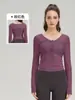 Impresionante ropa de yoga para mujer, se puede usar en el exterior, ropa de entrenamiento de Pilates, ropa de fitness de alta gama con almohadillas en el pecho, top deportivo