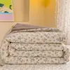 Categoría a Maternidad e Infantil Grado Primavera y Verano Nuevo Tipo Nube Doble Capa Gasa 7A Antibacteriano Colcha de Verano Cubierta de Cama Dormitorio Estudiantil Juego de Colcha Refrigerante de Verano de Cuatro Piezas