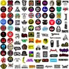 125 Pegatinas de Mini Diario Clásico Colorido con Logo de Rock. Decoración para Teléfono de Diario DIY Pegatinas para Diario Transfronterizo