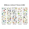 Calcomanías de Tatuaje para Niños Sirena Tatuaje de Coche Transfronterizo Lindo Mini Dibujo Animado Impermeable Set de Calcomanías de Tatuaje Temporal