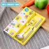 Estilo marea nacional acero inoxidable de alta calidad palillos cuchara tenedor juego palillos de boda palillos de regalo caja de regalo de palillos venta al por mayor transfronteriza vajilla