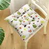 Cojín para silla para estudiantes mujeres, cojín para asiento de oficina, almohadilla cuadrada para glúteos, cojín para silla, uso en casa, con correas, cojín suave para suelo