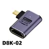 Adecuado para HDTV a adaptador mini/Micro D, convertidor mini HDMI de cámara 8K alta definición UHD versión 2.1