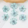 Flor de estrella de simulación diámetro aprox. 4.5cm margarita tocado étnico caja de regalo DIY hecha a mano caja de dulces flores decorativas