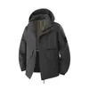 [P-8GG] Jaqueta Outdoor à Prova de Vento e Impermeável Jaqueta Masculina Jaqueta Masculina à Prova de Vento Nova com Capuz Casual Americano Larga