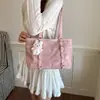Bolso de Hombro para Viajes de Gran Capacidad Estilo Coreano Gamuza Debajo del Brazo Bolso de Mano para Mujer 2026 Nuevo Bolso Tote Simple Bolso de Hombro Versátil
