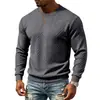 Sudadera casual de cuello redondo con bordado, manga larga, jacquard simple de peso pesado, corte holgado, para hombre, superventas de otoño e invierno, europea y americana, transfronteriza