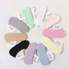 Meias Femininas de Verão Ultrafinas Cor de Doce Veludo Invisíveis Absorventes de Umidade Respiráveis Silicone Meias Descartáveis Femininas Meias Mágicas